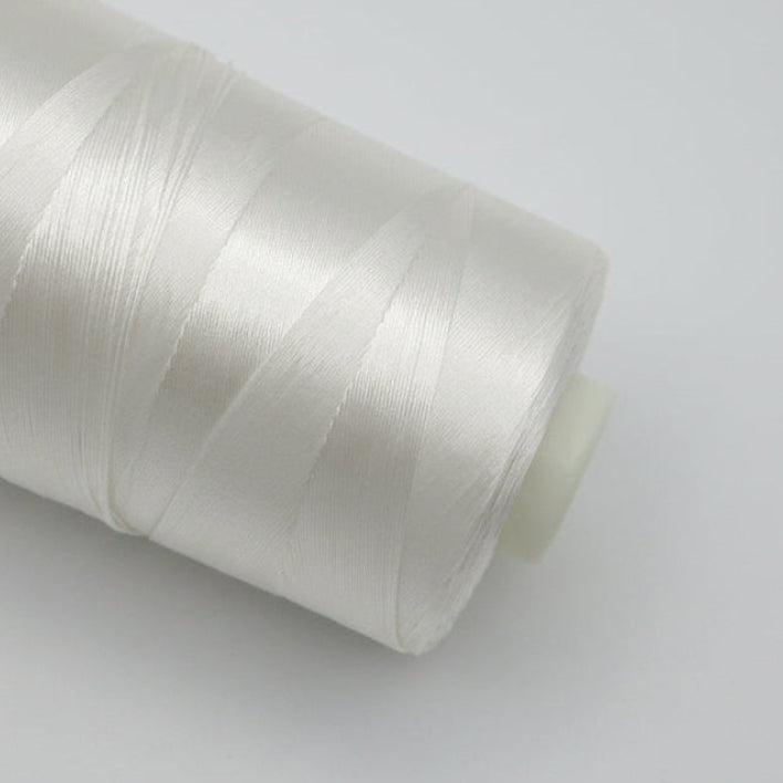 レーヨン300d/2(サガラ刺繍・ワッペンロックにも使える艶やかなレーヨン糸)白・黒・生成