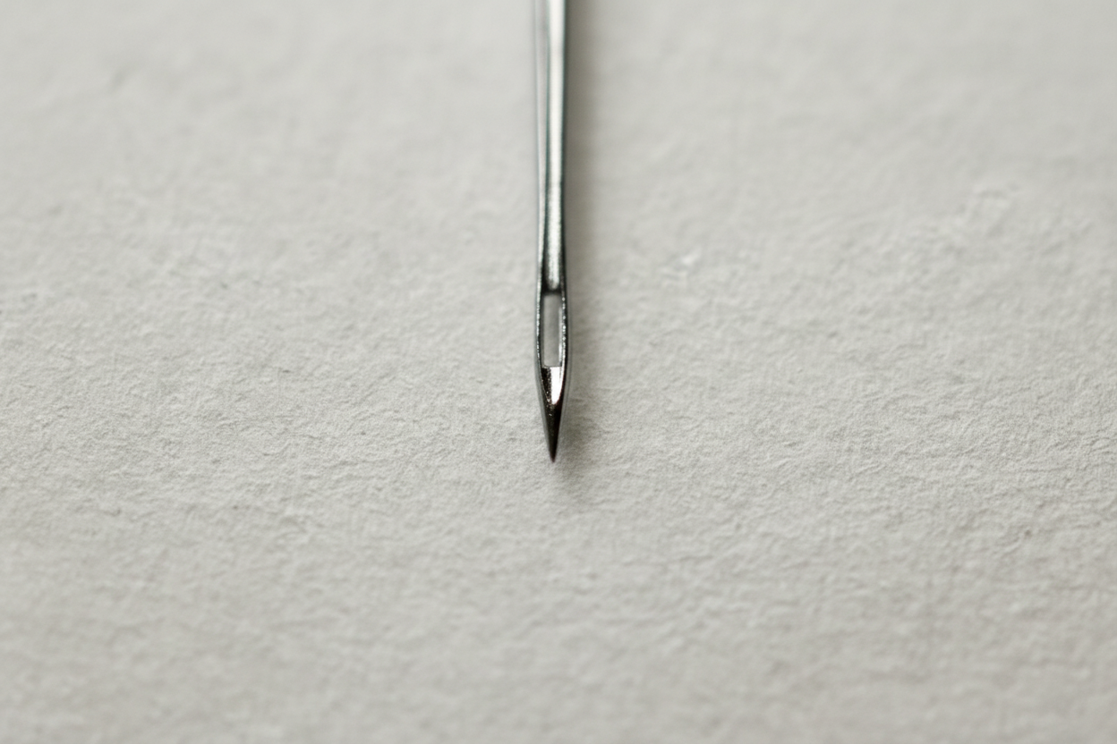 【工業用ミシン刺繍針】オルガンミシン針DB-7ST(針穴縦長タイプ)