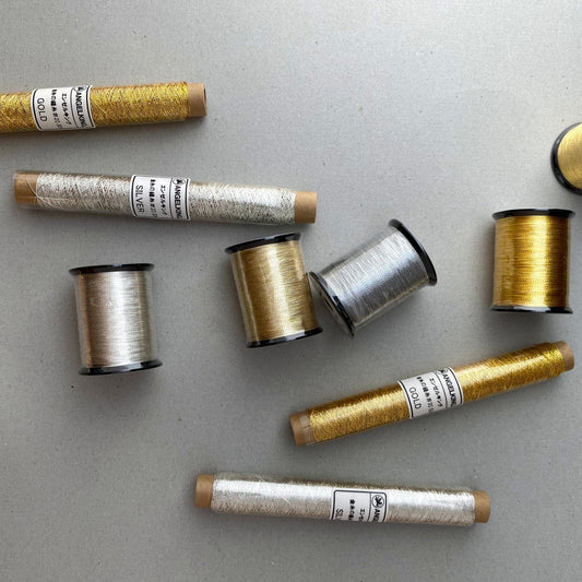 Gold sewing thread, count 50, 50m