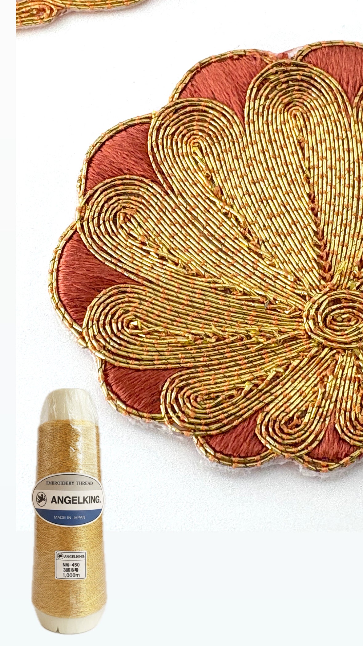エンゼルキング金銀糸　太物（2.5掛半〜10掛/撚り金銀糸）日本製