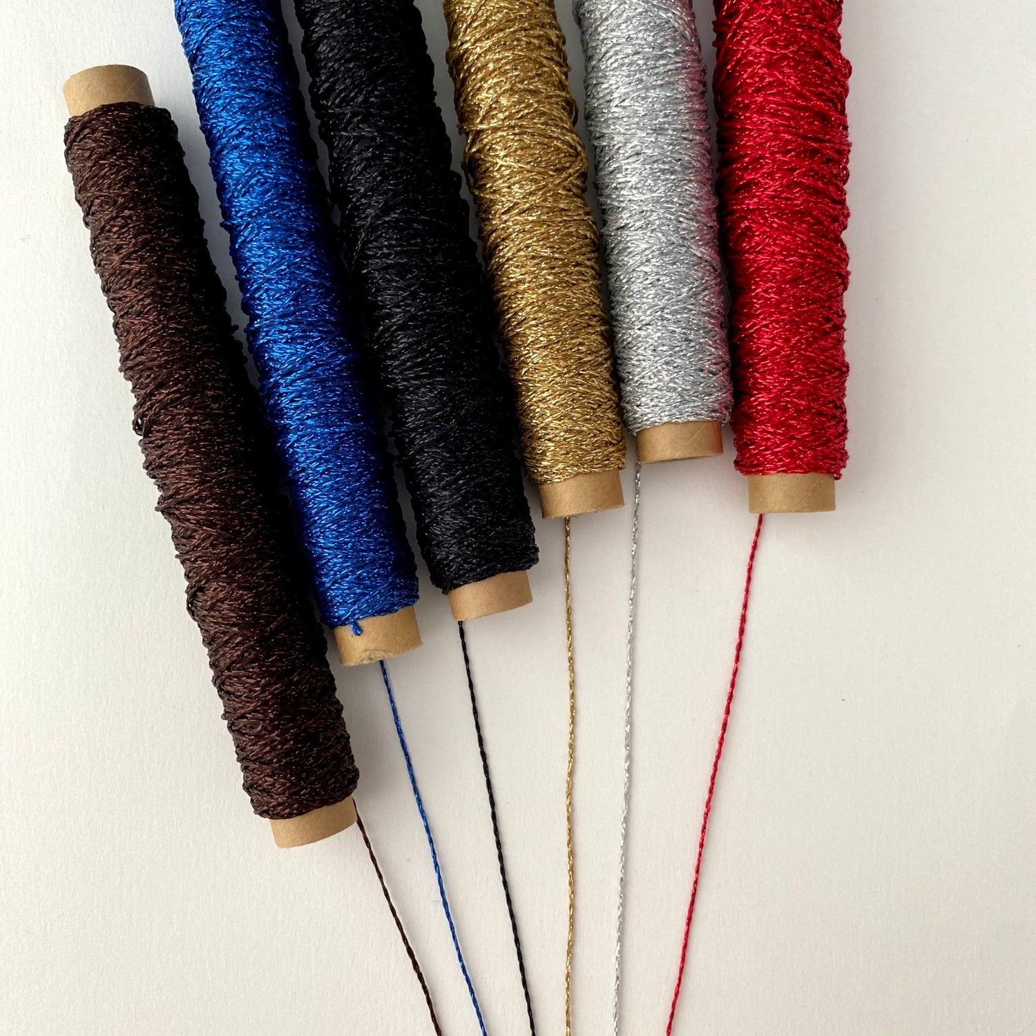 シガレット巻・駒巻　ステッチ＆ステッチ（太めラメ糸）