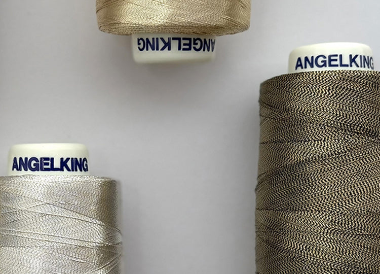 エンゼルキング工業用ミシン刺繍糸　金銀糸 1掛 5000m（RM-100）日本製