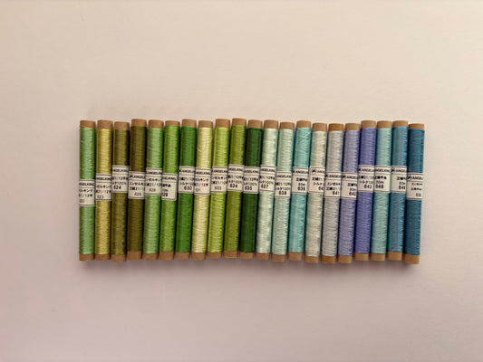 正絹平糸　シガレット巻　色番620〜650