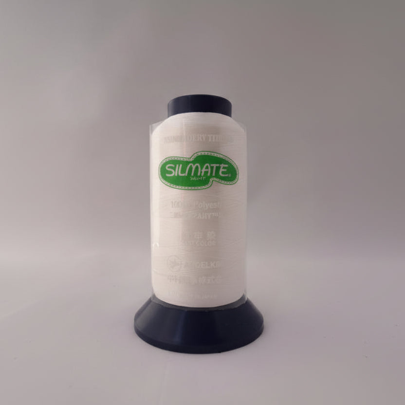 シルメイト120d/2（定番の太さ・ポリエステル100％） /　白・黒・生成