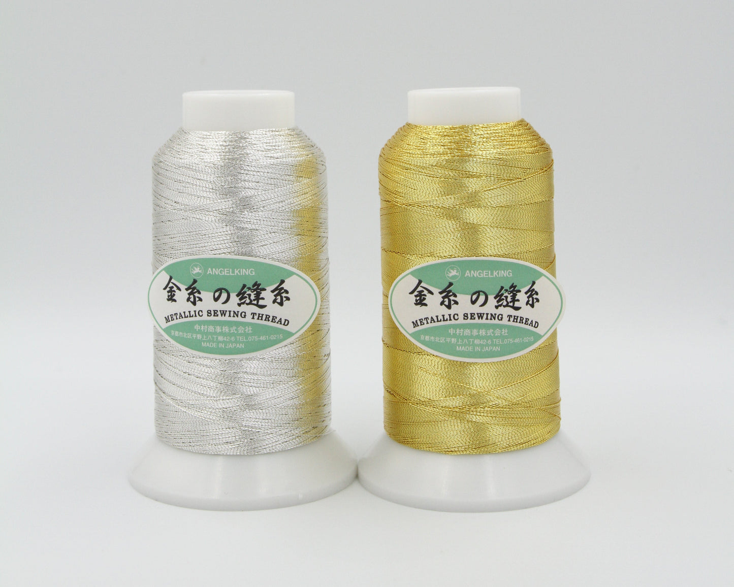 金糸の縫糸 30番手　縫製・刺繍に使える工業用メタリック糸　1000m　日本製
