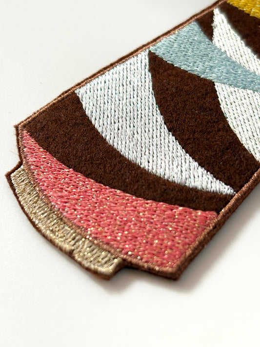 ラメステージ　刺繍サンプル