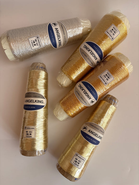 3-layer gold and silver thread 1000m