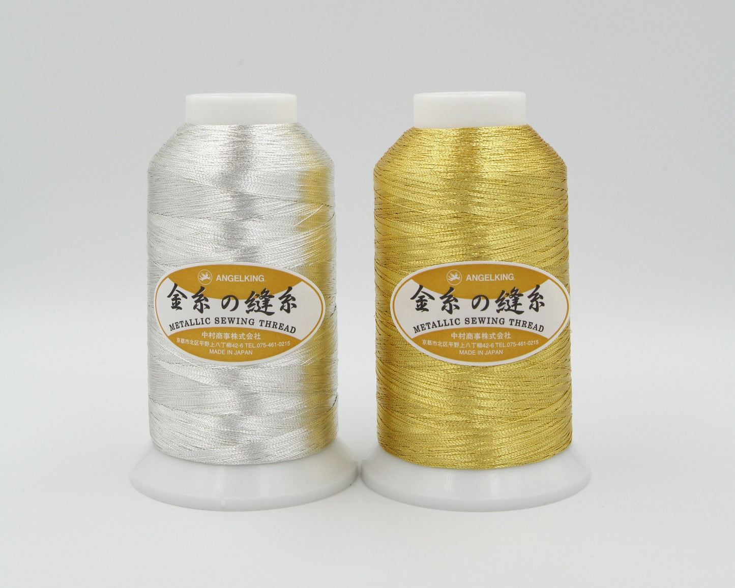金糸の縫糸 50番手　縫製・刺繍に使える工業用メタリック糸　3000m