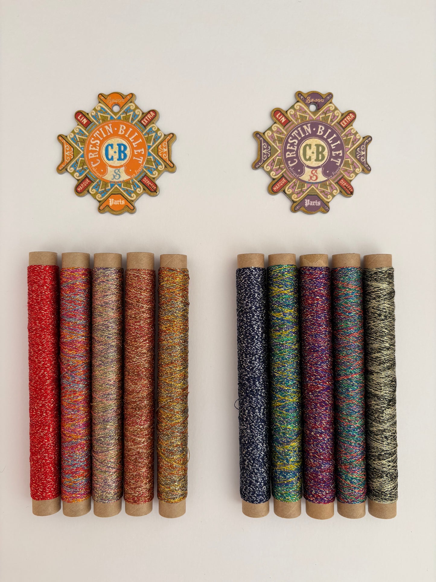 ソフトライズセット（大人な輝き・マルチカラー×ラメの刺繍糸）