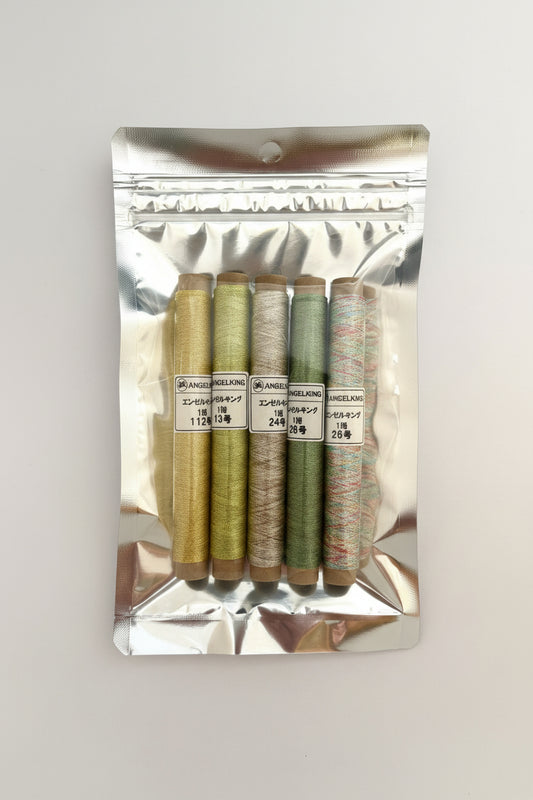 【新着商品】1掛カラー金糸セット/　みどりの余韻