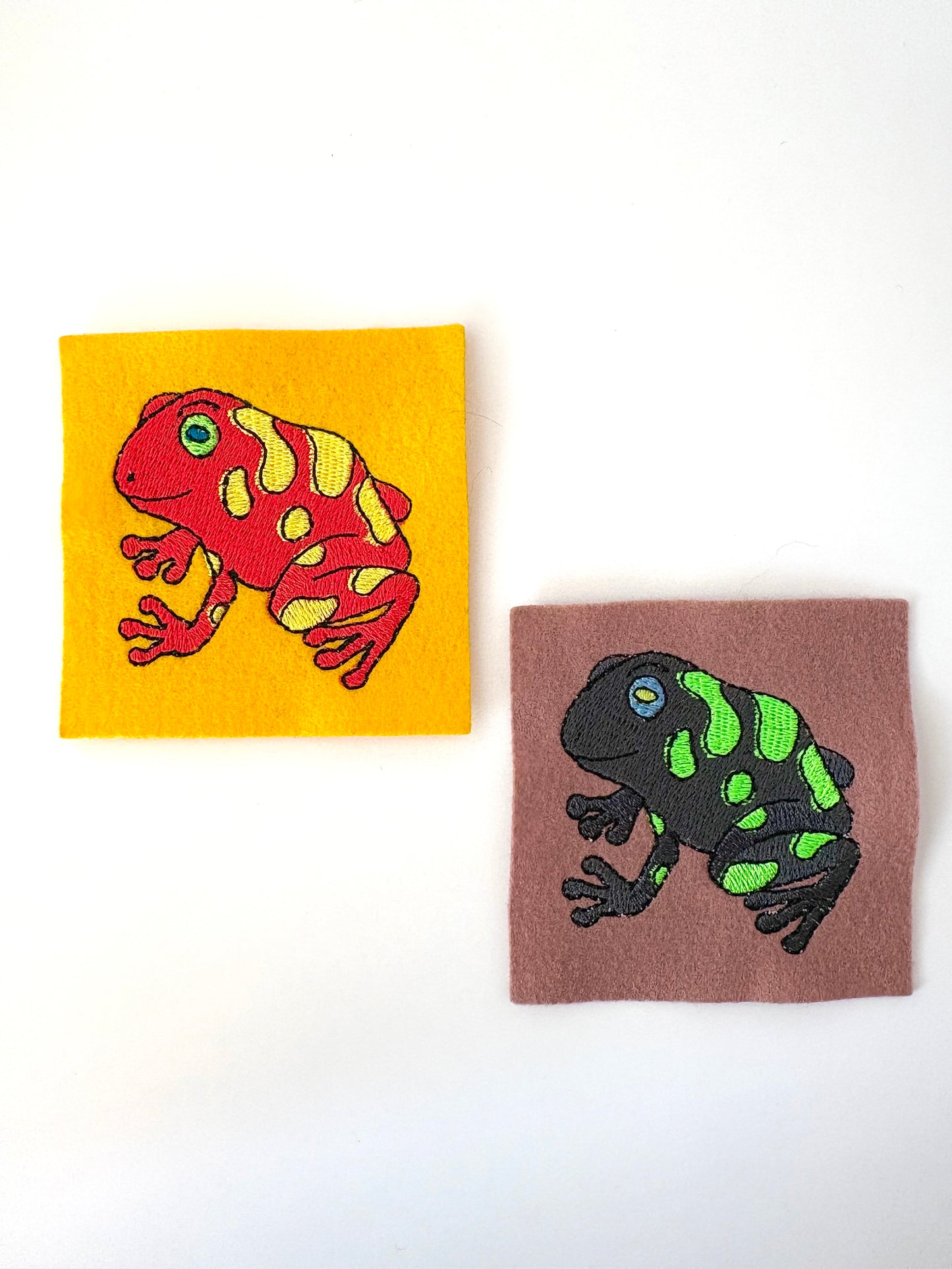 レーヨンミシン刺繡糸刺繍サンプル