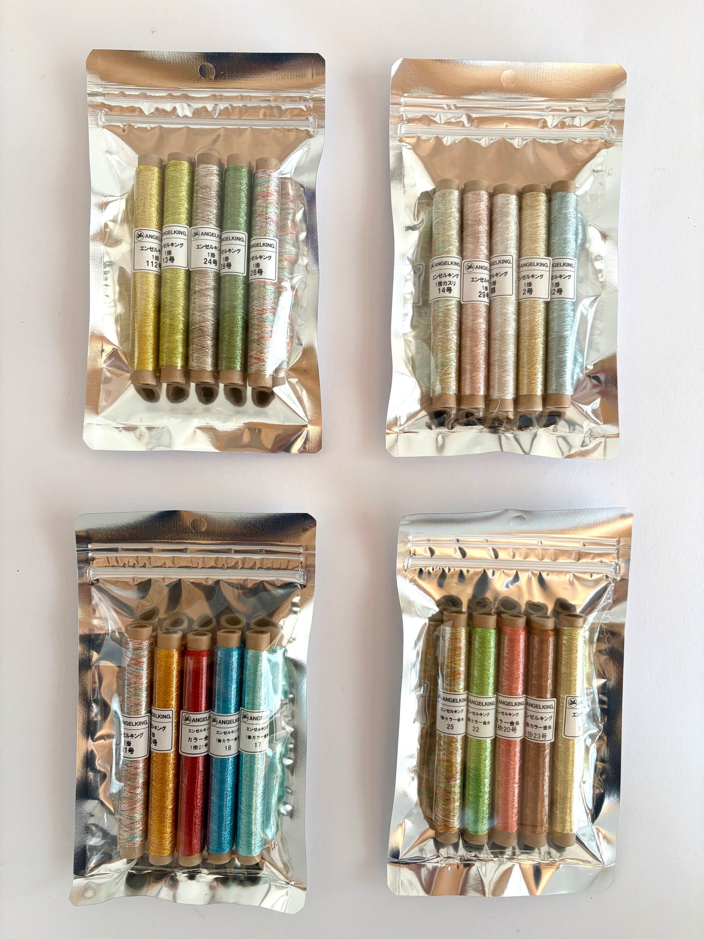 1-layer color gold thread cigarette roll set