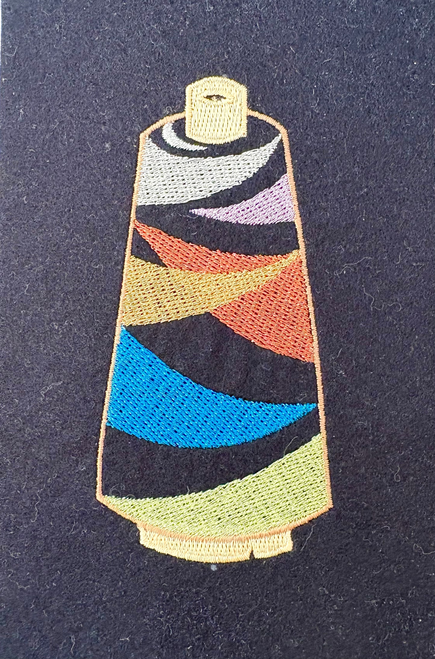 ダインテックス　工業用カラーメタリックミシン刺繍糸　3000m