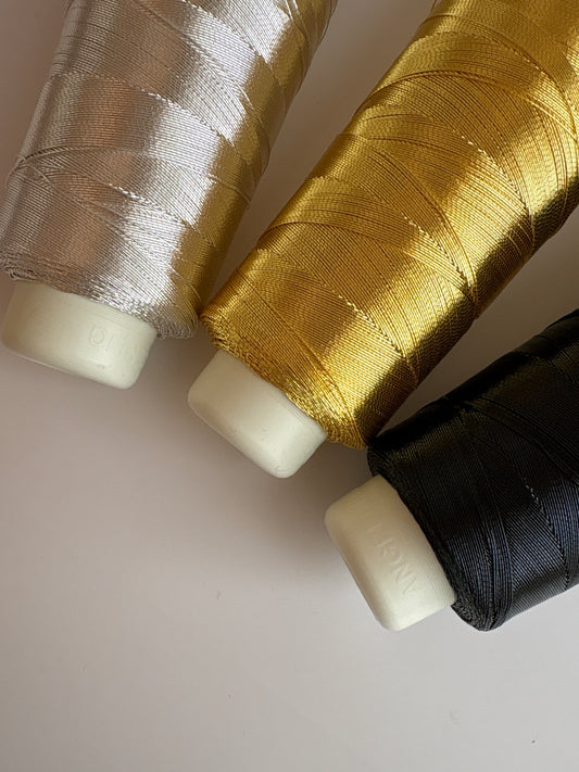 5-strand gold and silver thread 1000m