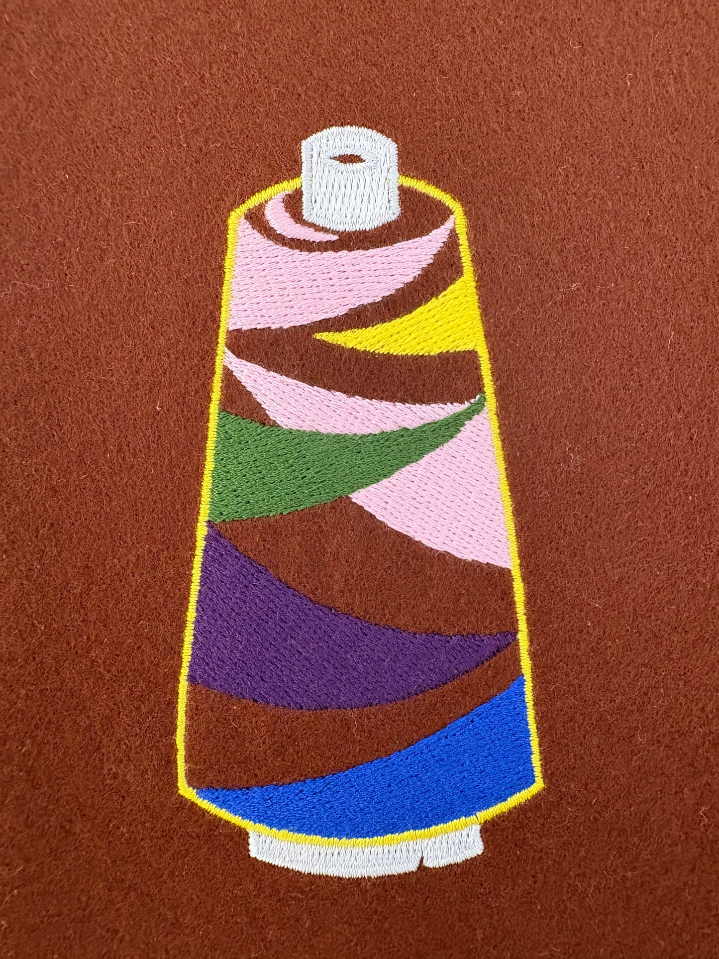 モダールレーヨンミシン刺繡糸刺繡サンプル