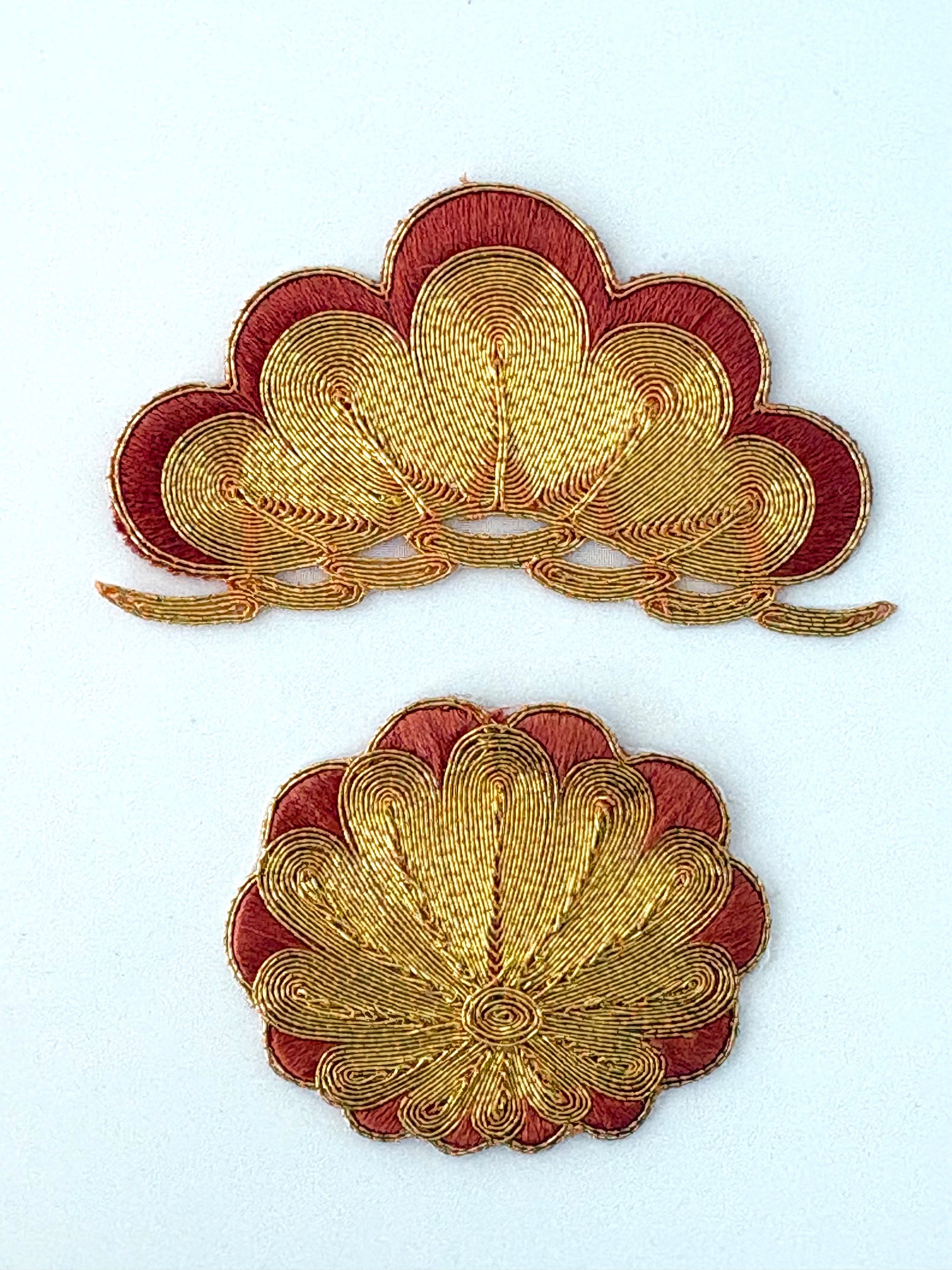 エンゼルキング金銀糸3掛刺繍サンプル