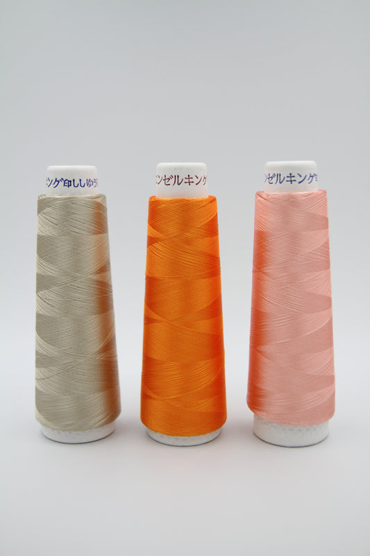 正絹21/6　撚糸　2000ｍ　【色番を選べます】