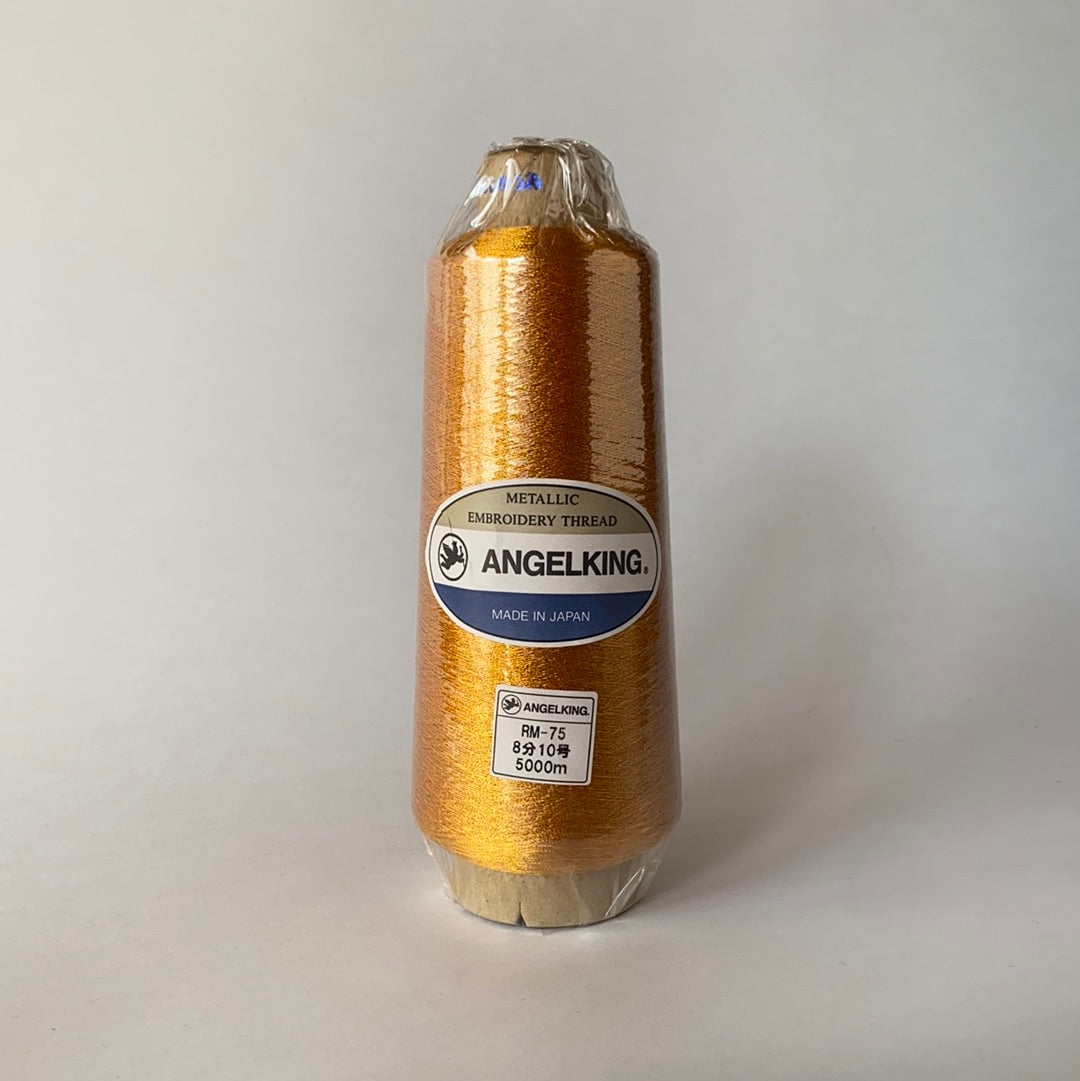 ミシン刺繍糸 金銀糸　8分金　エンゼルキング